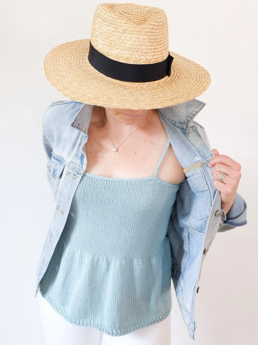 Knit Tank Pattern | The Parkside Peplum Top — Ashley Lillis